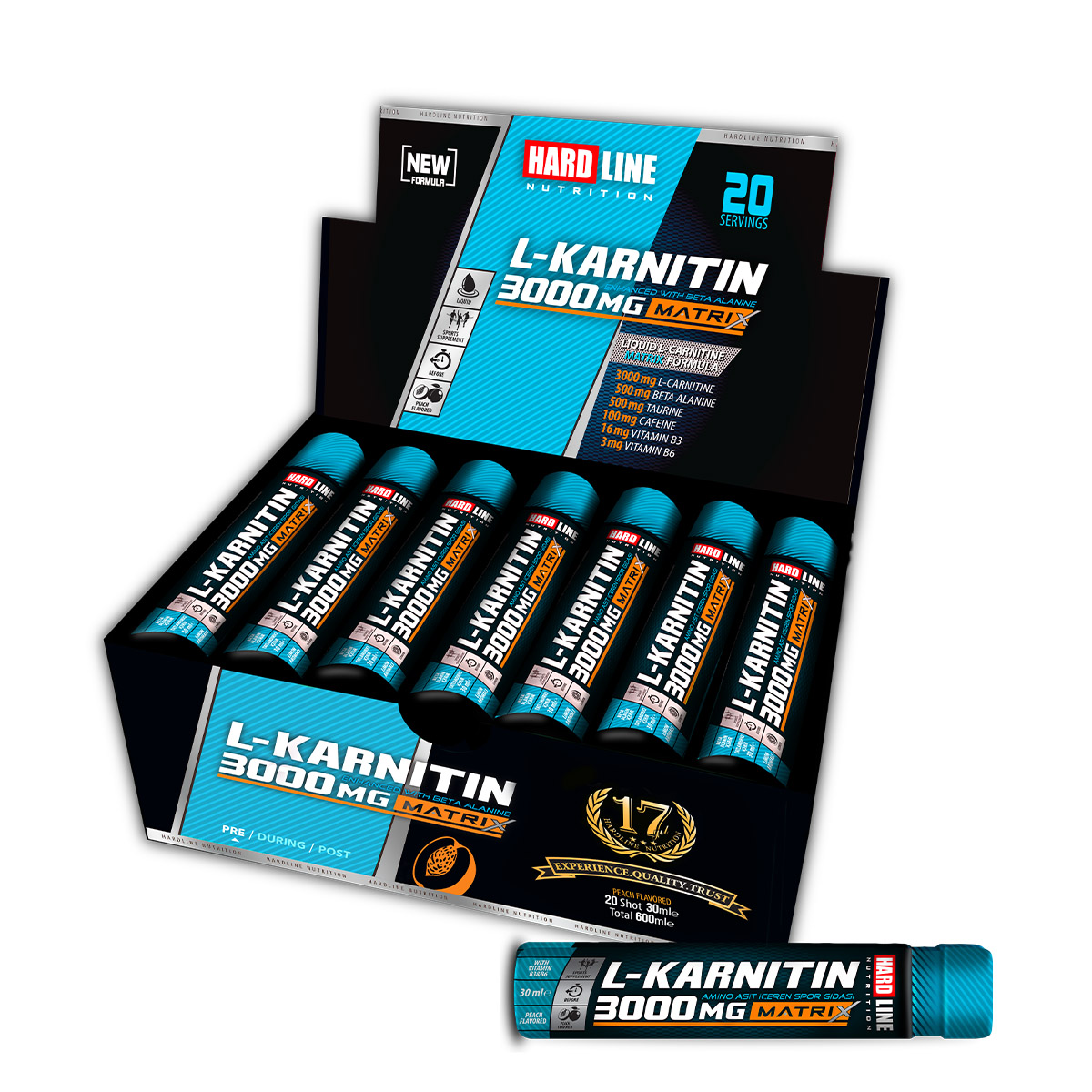 Hardline L-Karnitin Matrix 30ml 3000mg